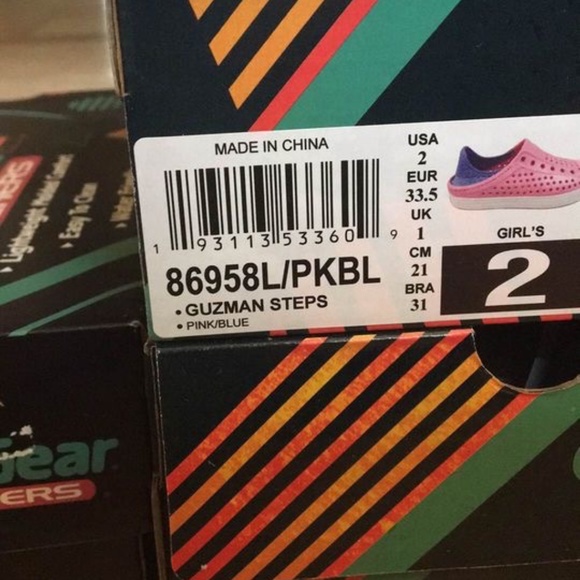 BRAND NEW girl skechers Cali guzman step in shoes size 2Y (waterproof) - Picture 8 of 8